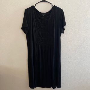J Jill T-shirt dress with woven detail
